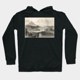 Pontoon Bridge, Lough Conn, Ireland Hoodie